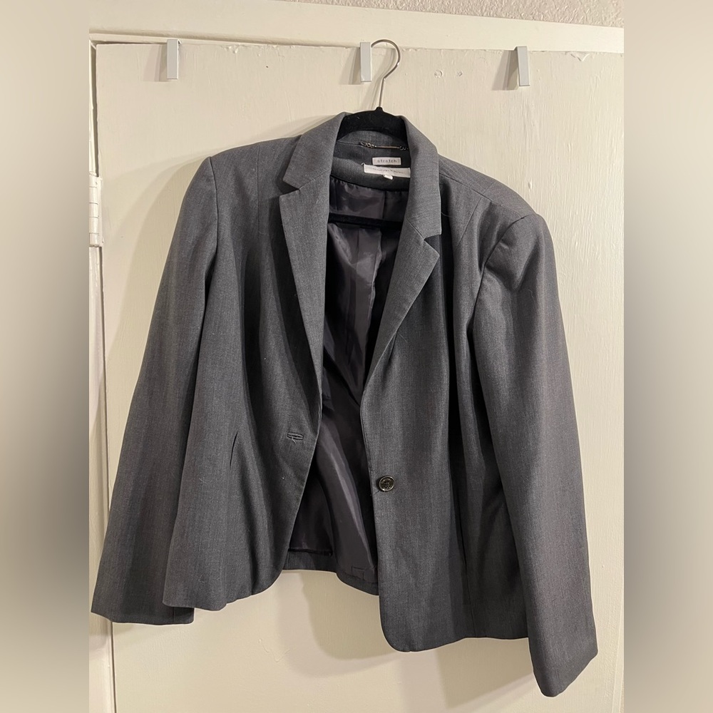 Calvin Klein blazer size 12 in gray